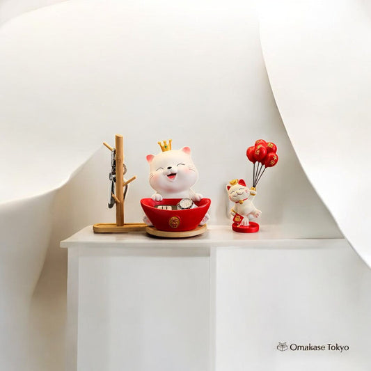 Maneki Neko Storage Figurine – Key & Small Item Holder