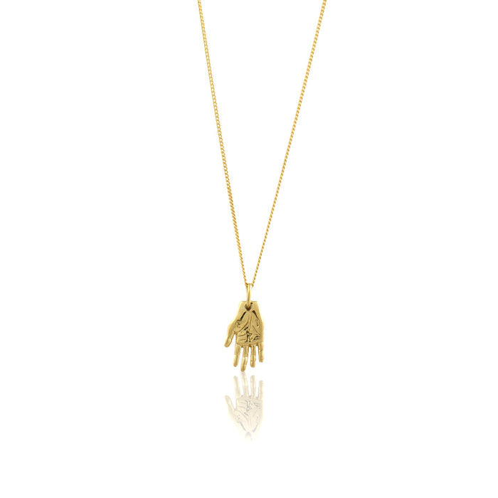 Mano Amiga Hand Necklace inspired by Frida Kahlo Luna and Rose Jewellery