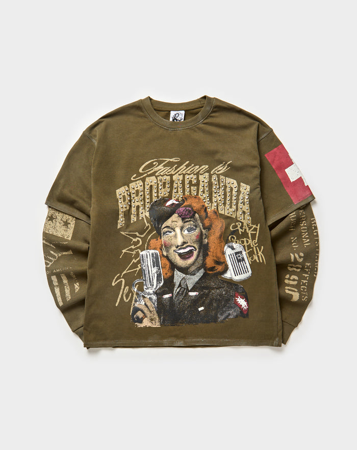 Elohm Manufactured Perfection Long Sleeve T-Shirt. Underground Apparel. Rule of Next Streetwear.