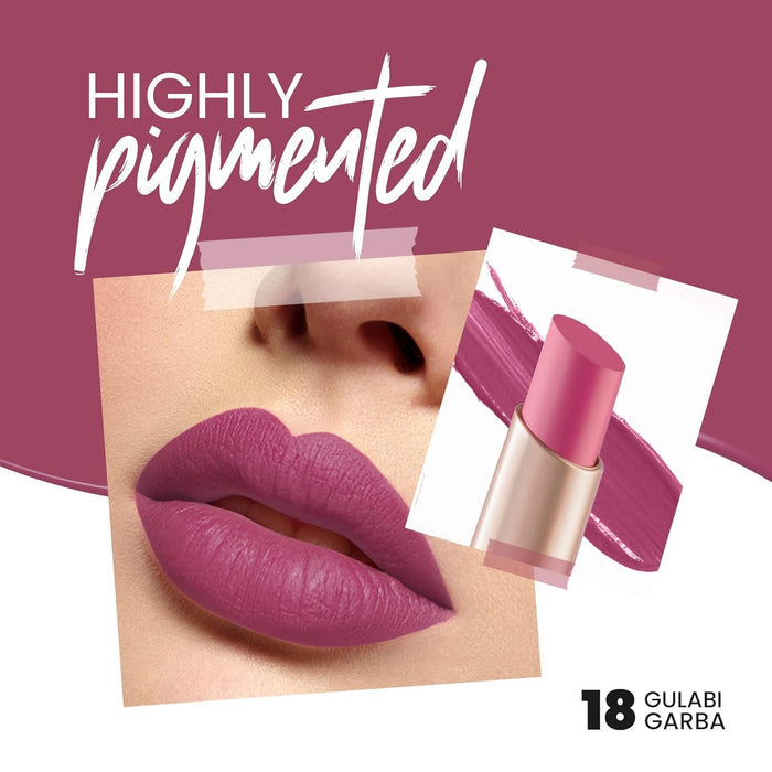MARS Creamy Matte Lipstick 3.2g – 18 Gulabi Garba