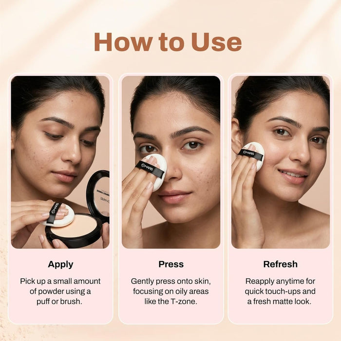 MARS HD Oil Control Compact Powder 8g - 02 Vanilla