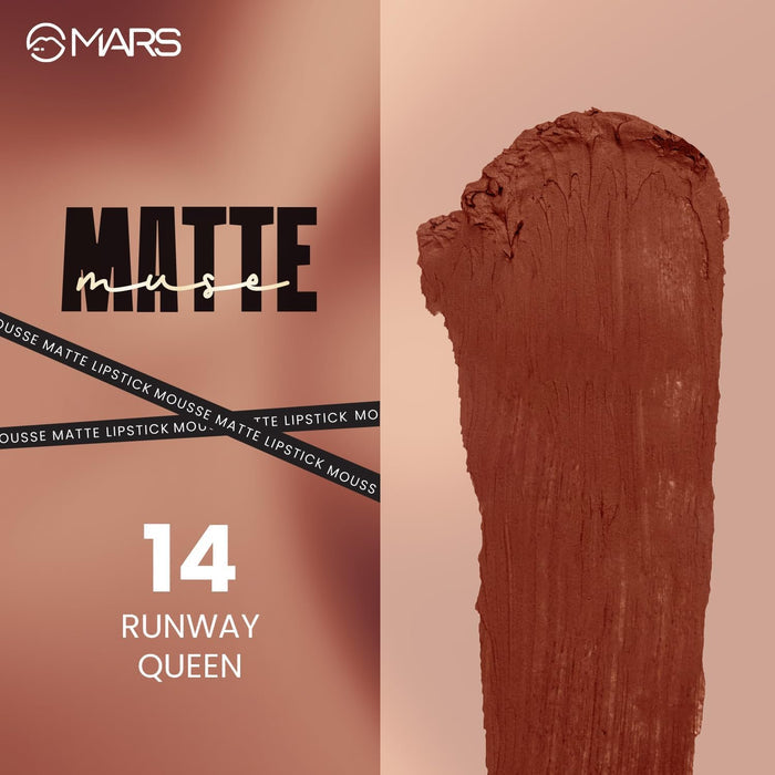 MARS Matte Muse Mousse Lipstick 3ml - 14 Runway Queen