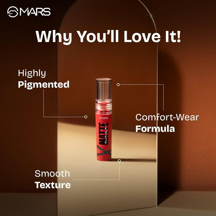 MARS Matte Muse Mousse Lipstick 3ml - 17 Glam Goddess