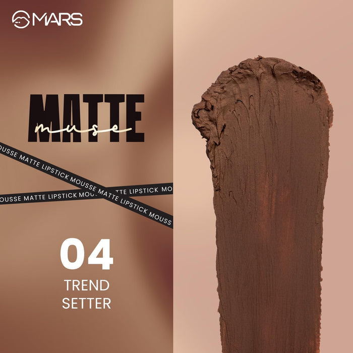 MARS Matte Muse Mousse Lipstick 3ml – 04 Trend Setter