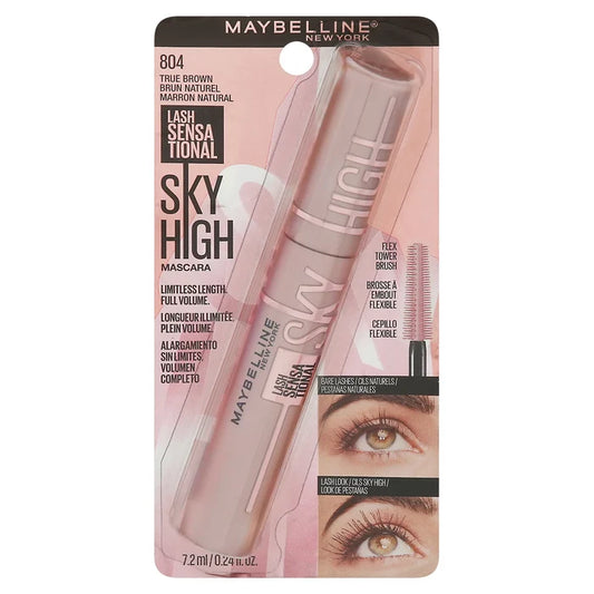 MAYBELLINE Lash Sensational Sky High Mascara - 804 True Brown ماسكارا لاش سنسيشينال سكاي هاي من ميبيلين