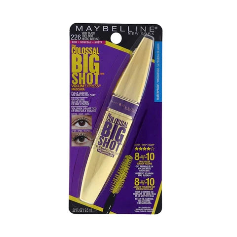 MAYBELLINE The Colossal Big Shot Mascara - 226 Very Black  ماسكارا كولوسال بيغ شوت من ميبيلين