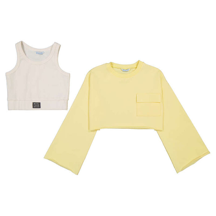 Mayoral 2 pc. Pullover Set-Yellow