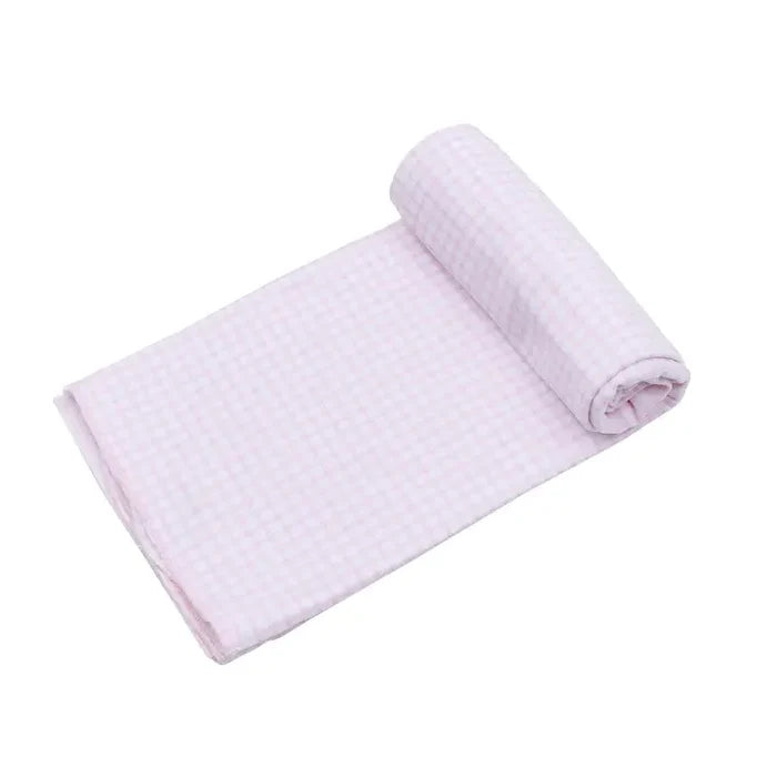 MB Peek-a-boo Pink Wishes Check Blanket
