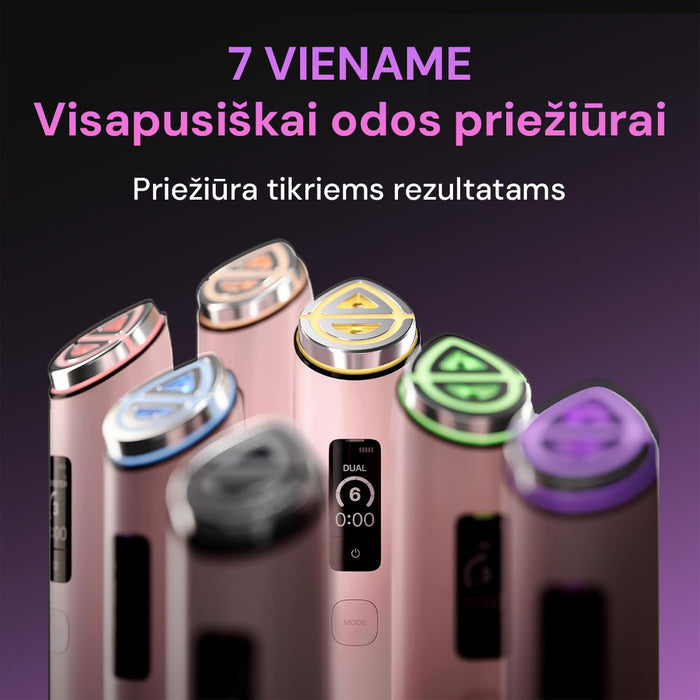 MEDICUBE AGE-R Booster Pro X2 - 7 funkcijų veido odos priežiūros aparatas, rožinis