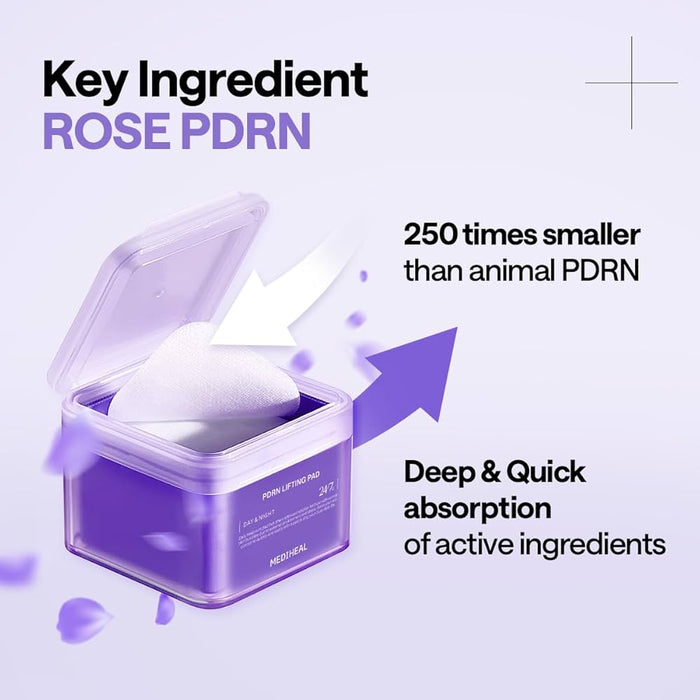 Mediheal PDRN Lifting Pad (100 Pads) وسادة رفع ميديهيل PDRN - Princess Cosmetics Qatar