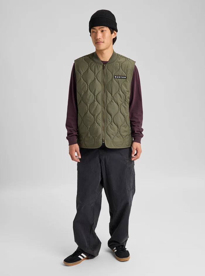 Product image of Men's Burton Quilted Synthetic Puffer Vest [Variant: Dried Moss]