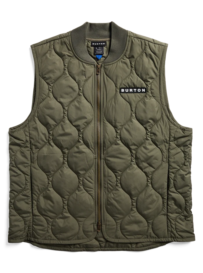 Product image of Men's Burton Quilted Synthetic Puffer Vest [Variant: Dried Moss]