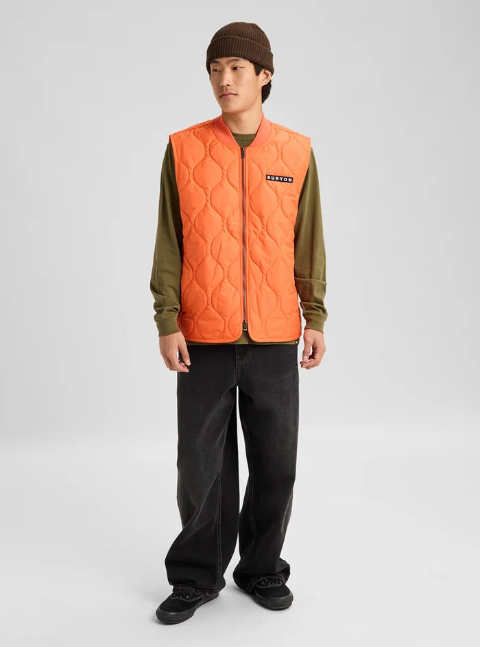 Product image of Men's Burton Quilted Synthetic Puffer Vest [Variant: Orange Popsicle]
