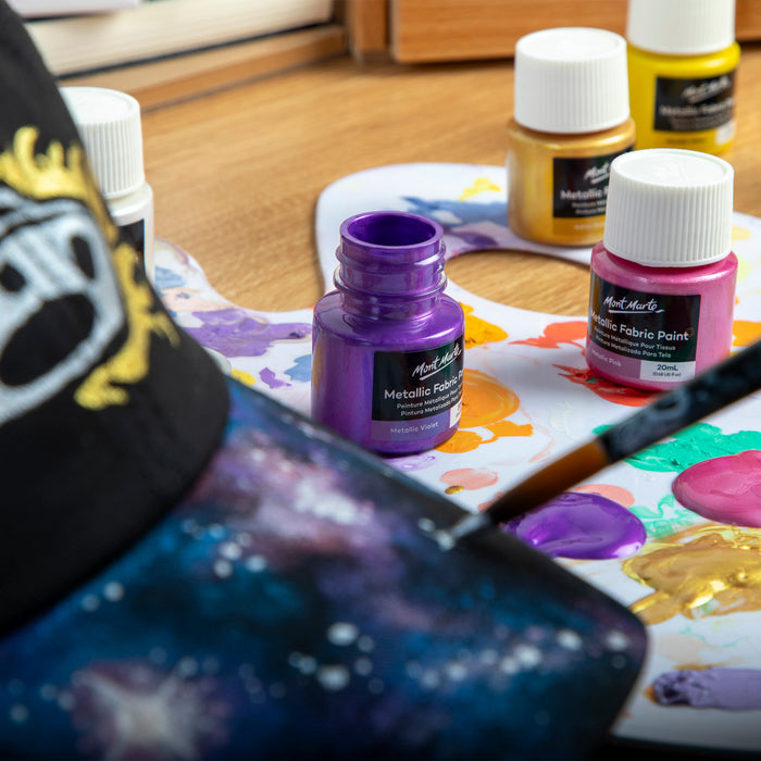 Metallic Fabric Paints Signature 8pc x 20ml