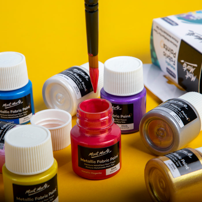 Metallic Fabric Paints Signature 8pc x 20ml