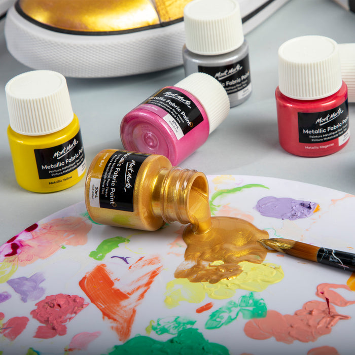 Metallic Fabric Paints Signature 8pc x 20ml