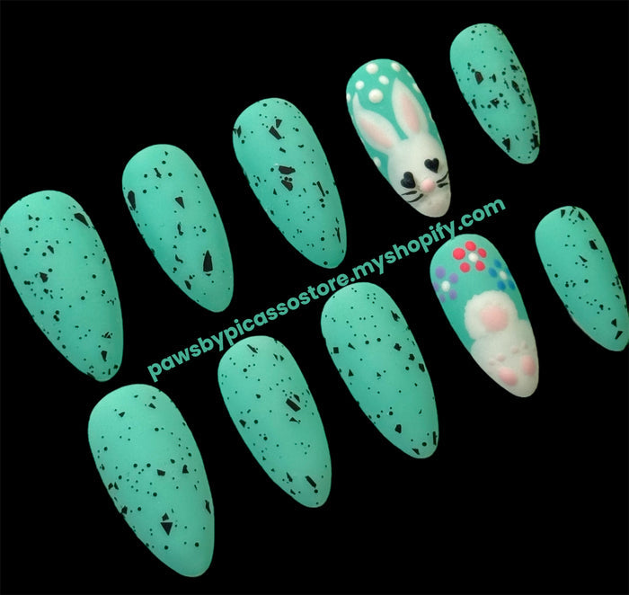 Mint Easter Bunnies - Paws By Picasso Mint Easter Bunnies