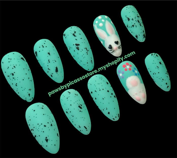 Mint Easter Bunnies - Paws By Picasso Mint Easter Bunnies