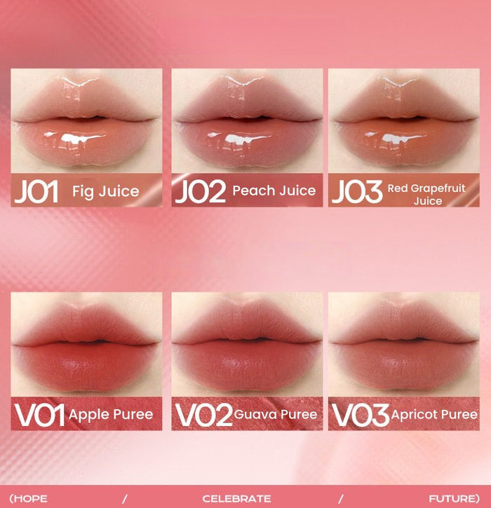 Mistine Little Fruit Puree Collection Long-wear Glossy & Matte Lip Glaze T5604