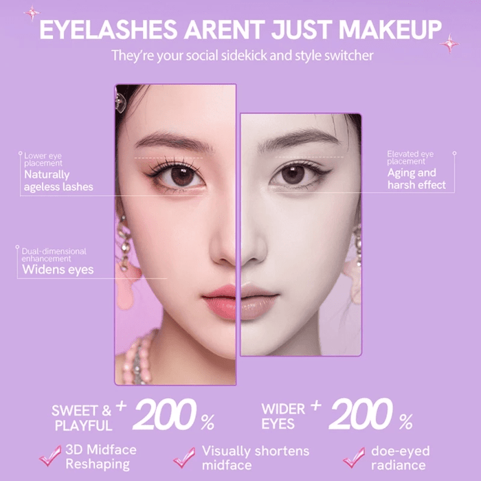 Mlen Diary Meme Blink Glueless Falsies يوميات ملين ميمي وميض غلويليس كاذبة - Princess Cosmetics Qatar