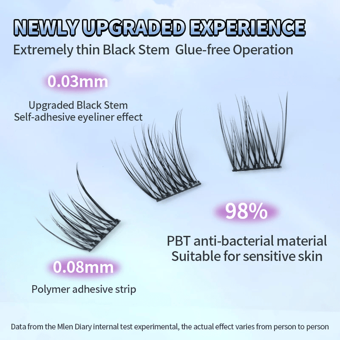 Mlen Diary Meme Blink Glueless Falsies يوميات ملين ميمي وميض غلويليس كاذبة - Princess Cosmetics Qatar
