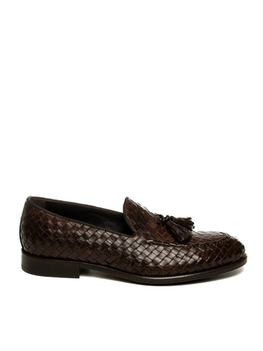 JEROLD WILTON mocassino intrecciato moro 1308 INTREC-COCCO