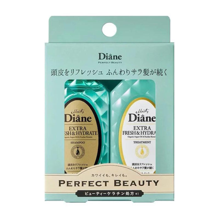 Moist Diane Perfect Beauty Extra Fresh & Hydrate Shampoo & Treatment Set 50 mL x 2