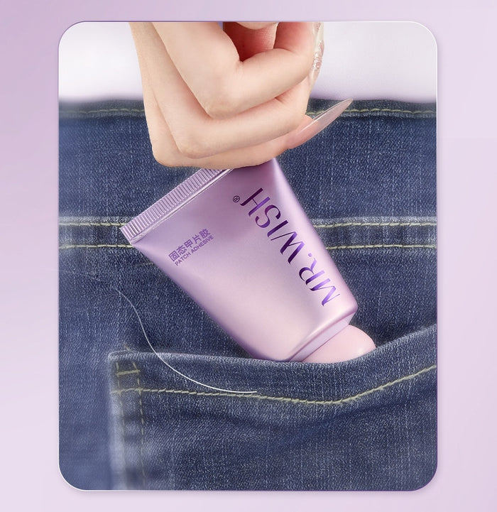 MR.WISH Chubby Purple Solid Nail Art Glue T5770