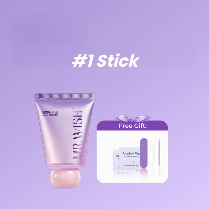 MR.WISH Chubby Purple Solid Nail Art Glue T5770
