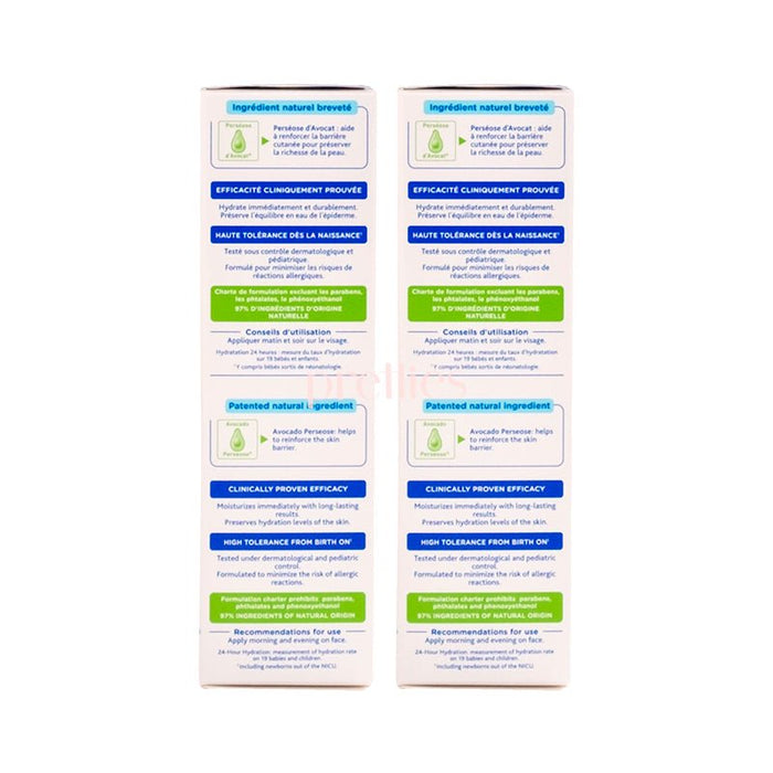 Mustela Hydra-Bebe Face 40ml (Europe Version) x2pcs (022648)