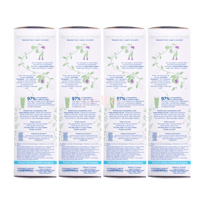 Mustela Hydra-Bebe Face 40ml x4pcs (022648)