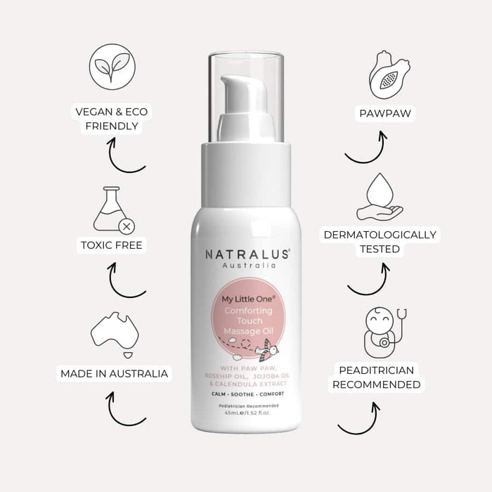 gentle and soothing baby massage oil for sensitive skin with calendula