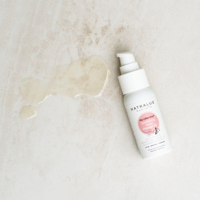 gentle and soothing baby massage oil for sensitive skin with calendula