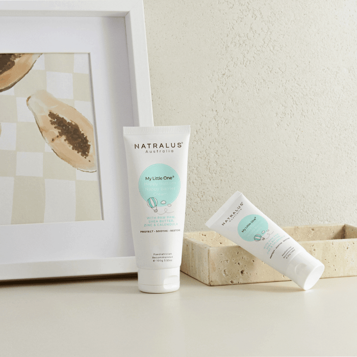 My Little One Happy Bottom Nappy Barrier Cream – natural baby nappy rash protection with Paw Paw, Shea Butter & Zinc.