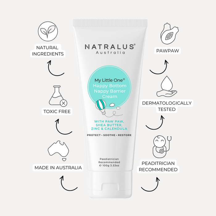Natural nappy rash cream for sensitive skin Australia