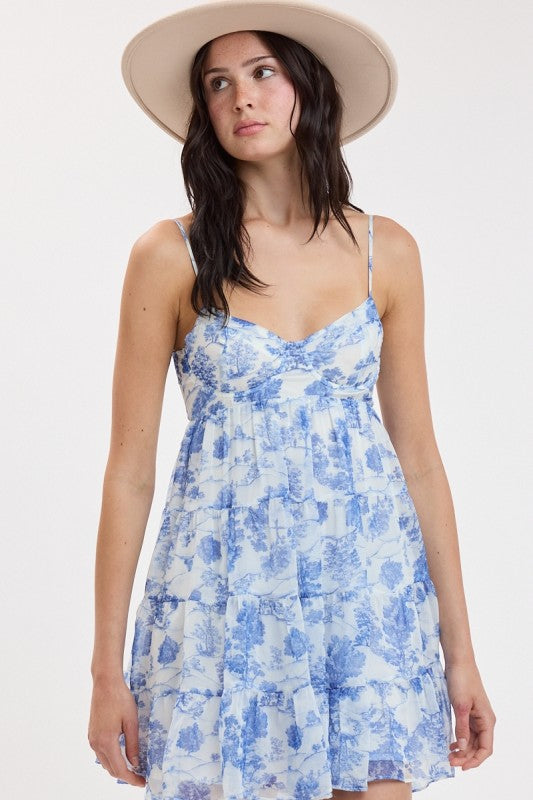 Napa Life Dress-Dense Forest Blue