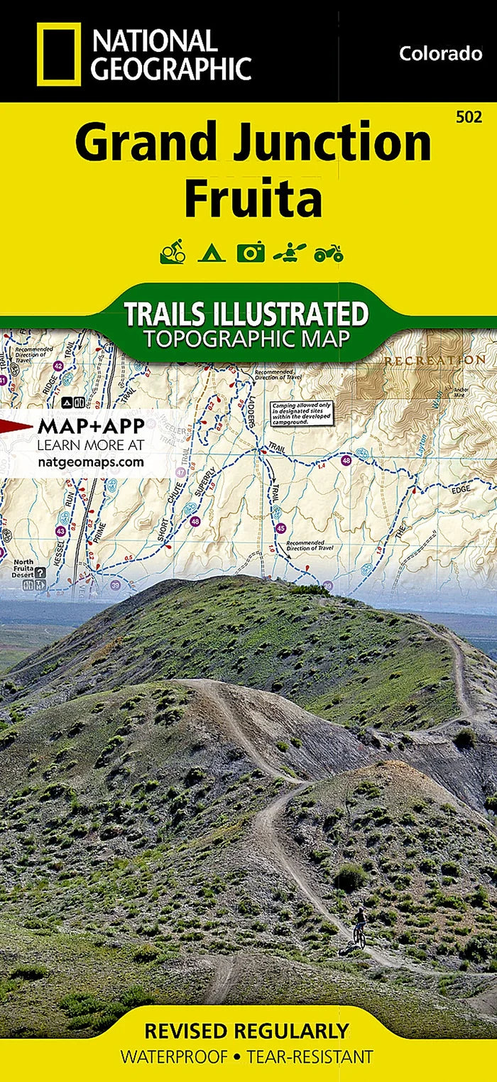 National Geographic - Grand Junction, Fruita Map #502