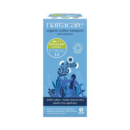 Natracare - tampon - 16 stk REGULAR normal m. hylster
