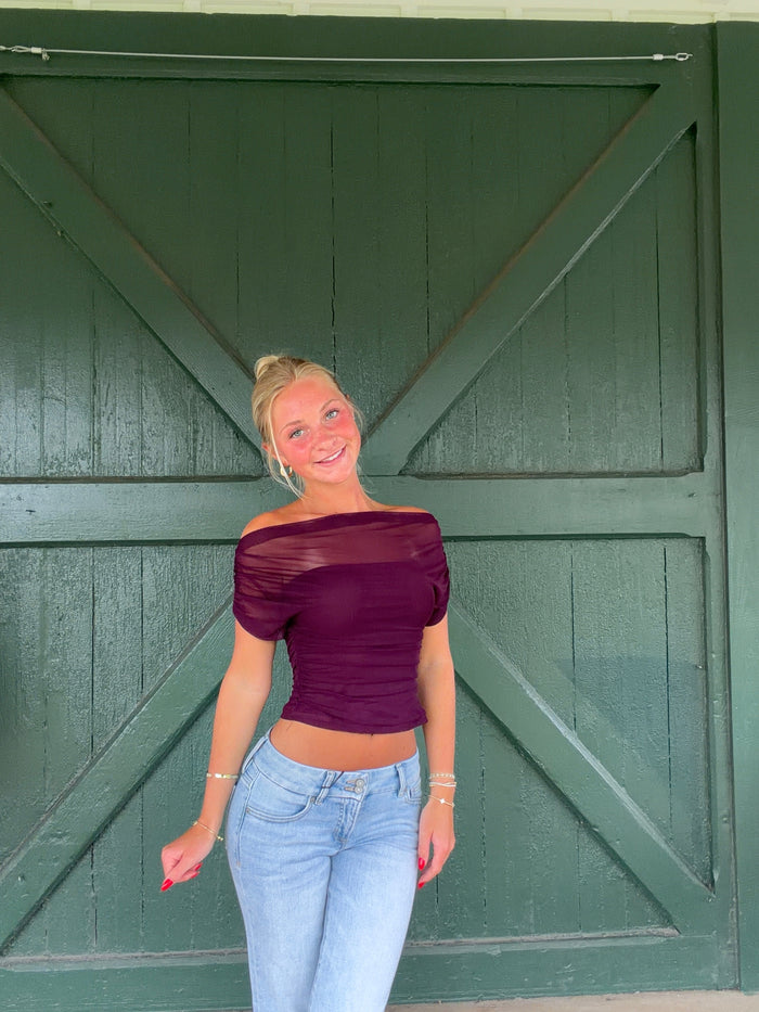 NIA Yale Top - Plum