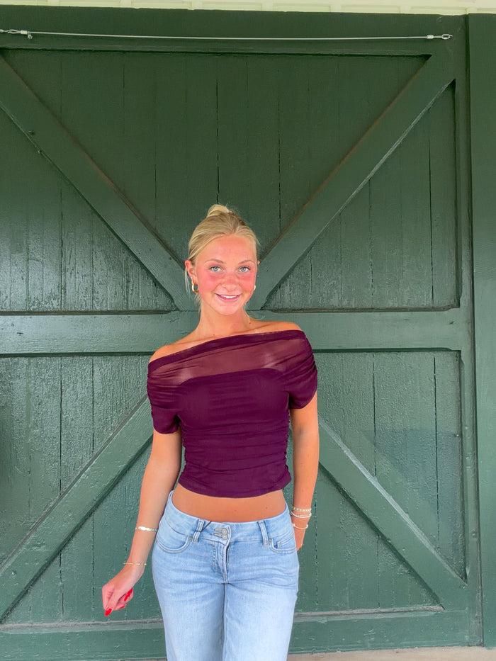 NIA Yale Top - Plum