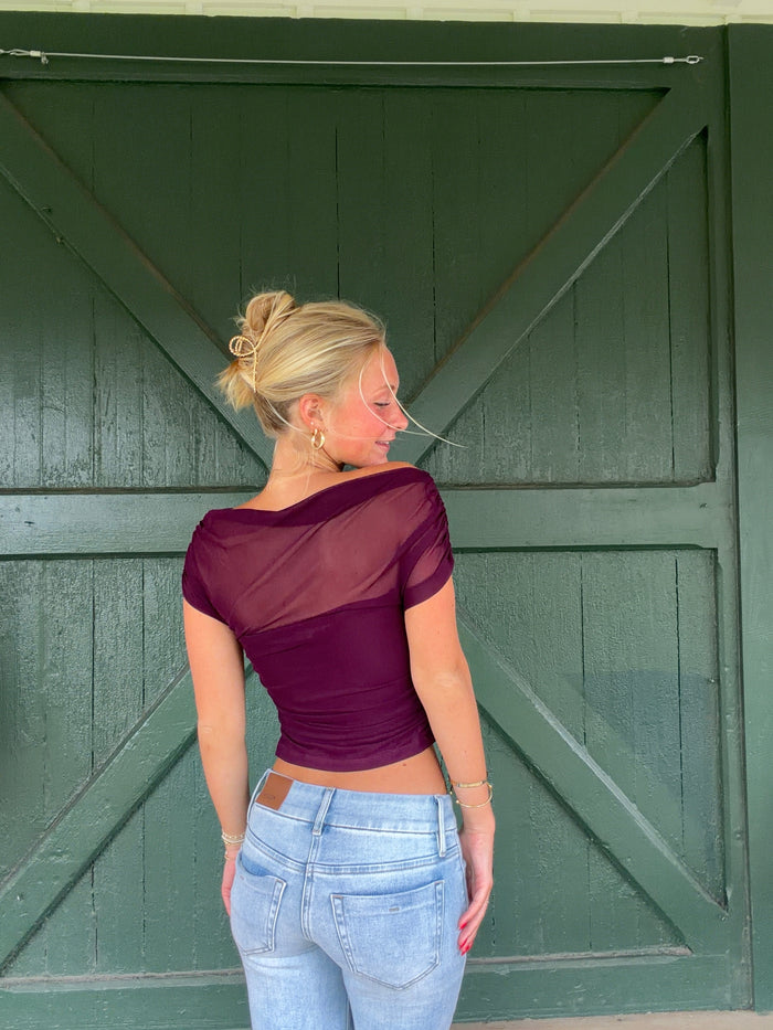 NIA Yale Top - Plum