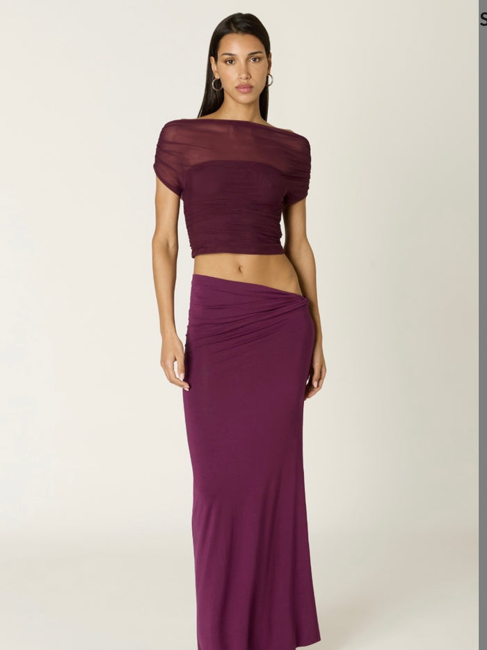 NIA Yale Top - Plum