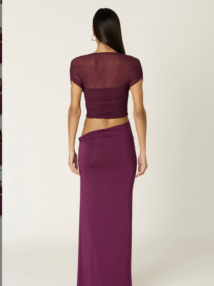 NIA Yale Top - Plum