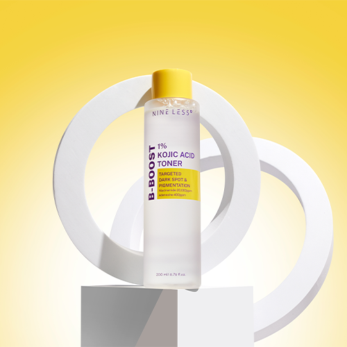 NINELESS B-boost 1% kojic acid toner targeted dark spot & pigmentation تونر الكوجك اسد من ناين ليس
