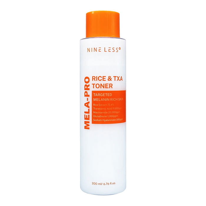 NINELESS mela pro rice & txa toner targeted melanin rich skin تونر البشرة بالارز من ناين ليس
