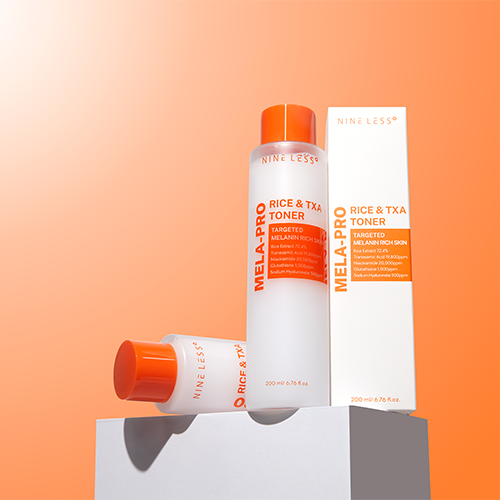 NINELESS mela pro rice & txa toner targeted melanin rich skin تونر البشرة بالارز من ناين ليس