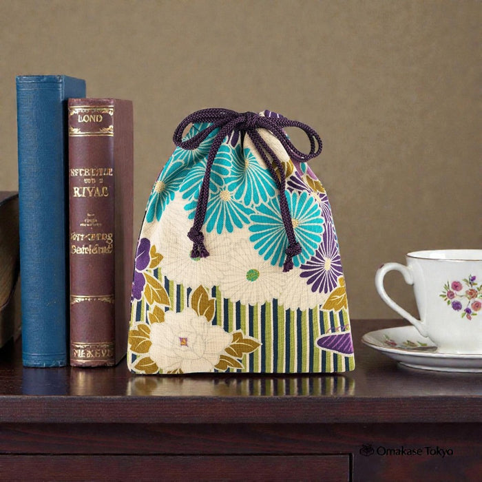 Noren Original Drawstring Bag – Japanese Pattern