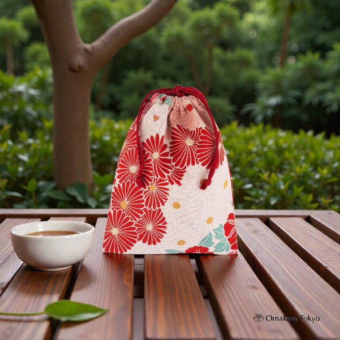 Noren Original Drawstring Bag – Japanese Pattern