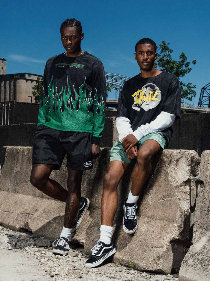 TRUCE Nylon Shorts. Underground Apparel. Rule of Next Streetwear.
