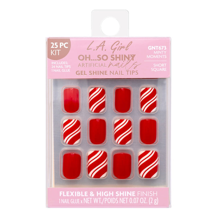 La Girl Cosmetics Nail Tips Product Oh So Shiny Nail Tips